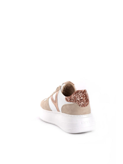 SNEAKERS PLATFORM VENUS KEYS DONNA BIANCO ROSA