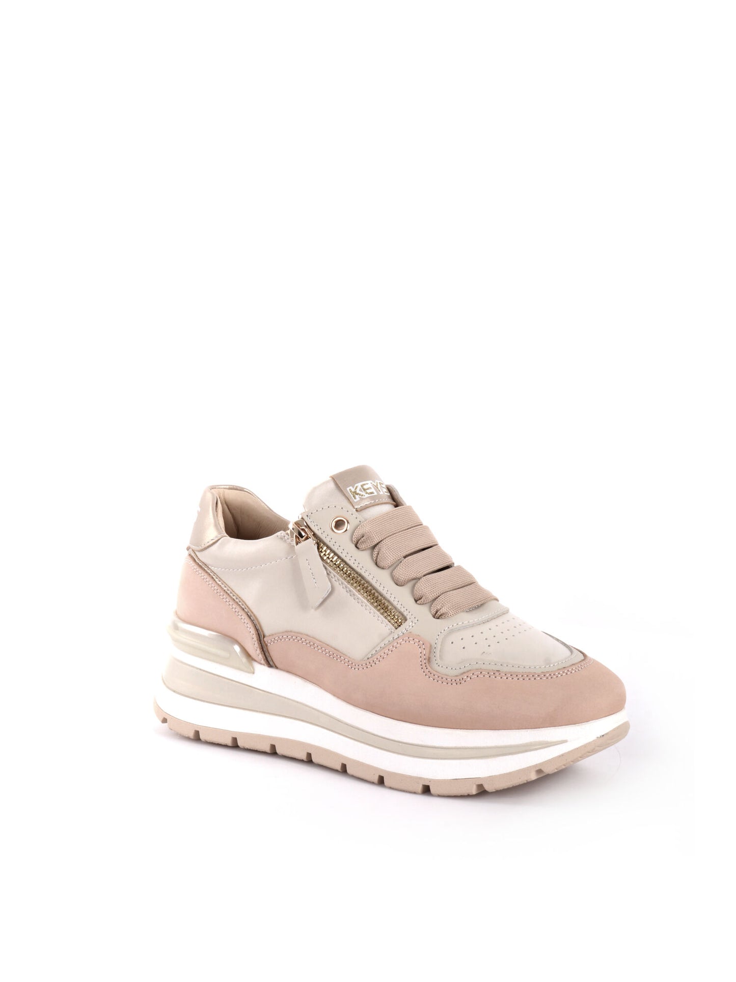 SNEAKERS GOLDEN KEYS DONNA BEIGE