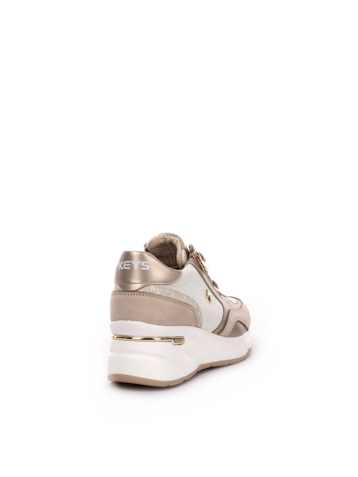 SNEAKERS CON ZEPPA ROSY KEYS  DONNA BEIGE