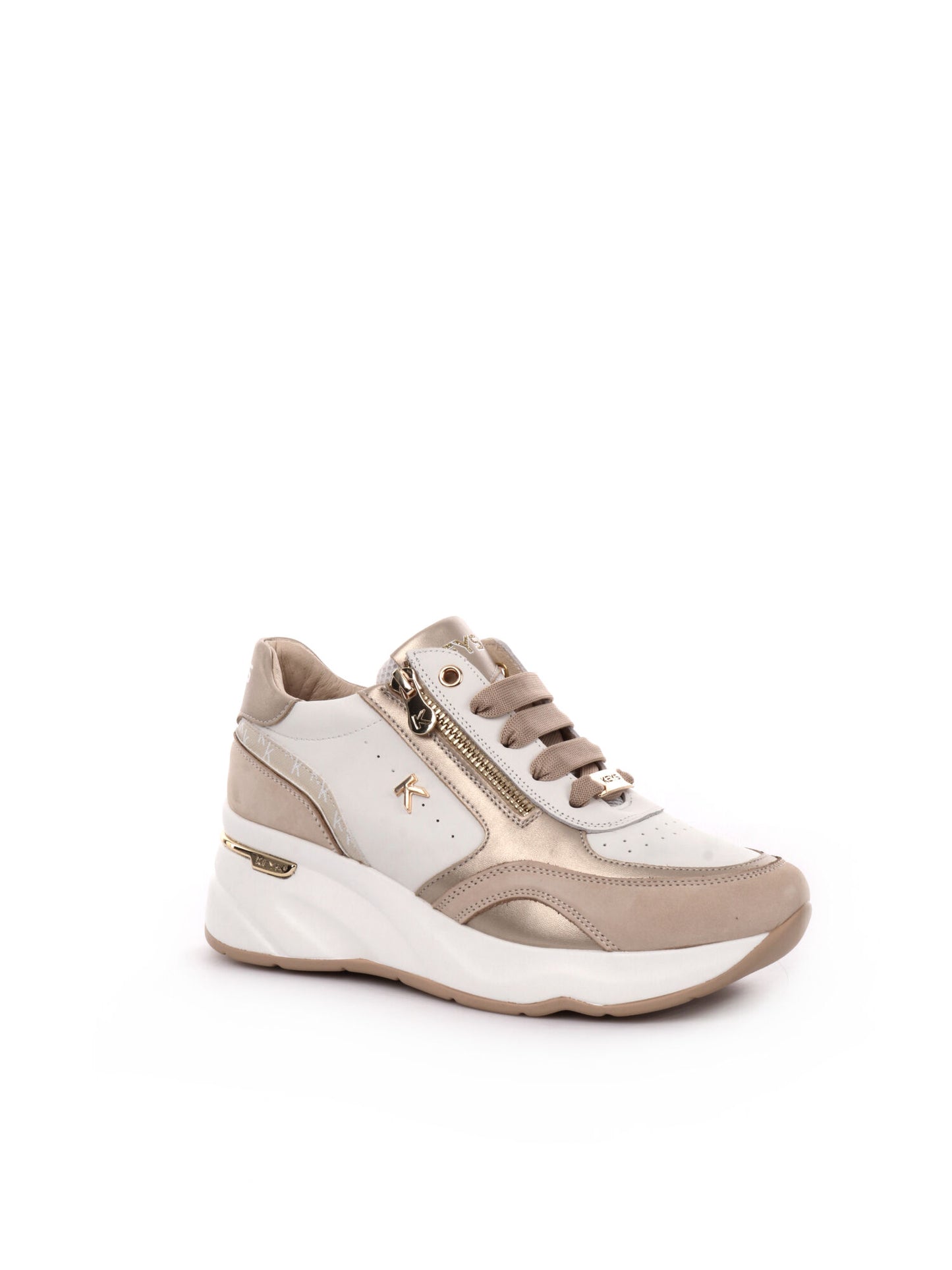 SNEAKERS CON ZEPPA ROSY KEYS  DONNA BEIGE