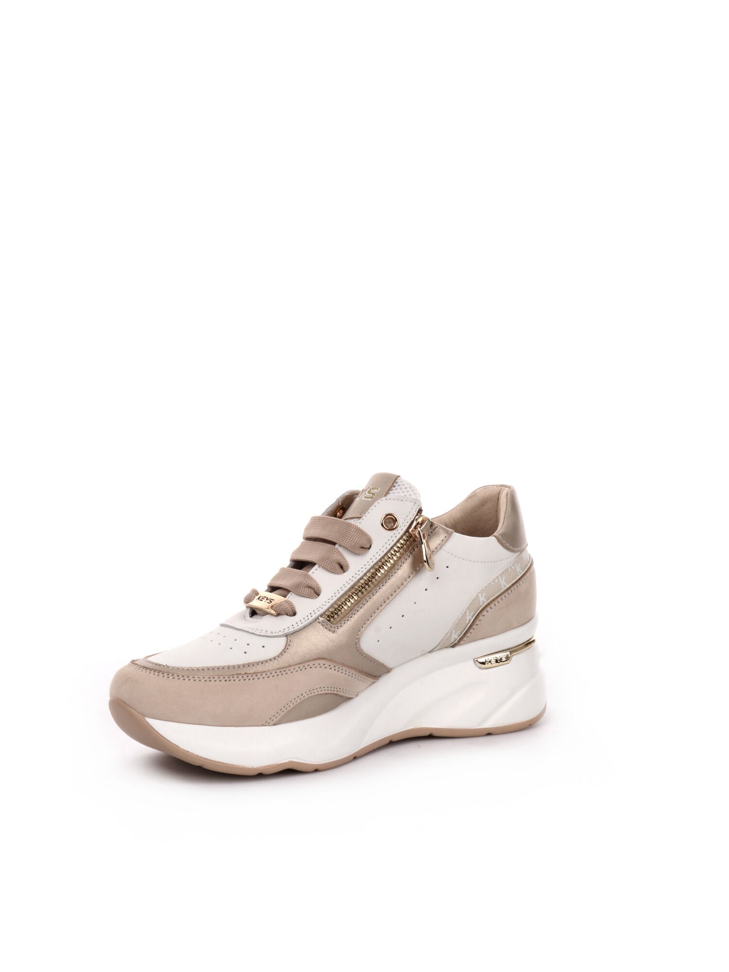 SNEAKERS CON ZEPPA ROSY KEYS  DONNA BEIGE
