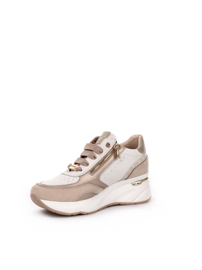 SNEAKERS CON ZEPPA ROSY KEYS  DONNA BEIGE