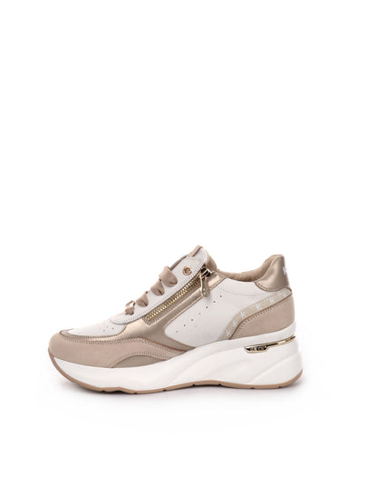 SNEAKERS CON ZEPPA ROSY KEYS  DONNA BEIGE