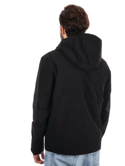 GIUBOTTO CON CAPPUCCIO TECNICO CALVIN KLEIN JEANS UOMO NERO