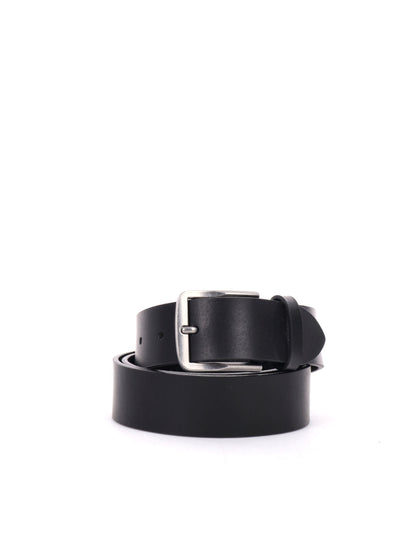 CINTURA IN PELLE CALVIN KLEIN JEANS NERO