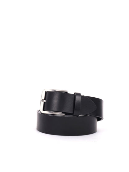 CINTURA IN PELLE CALVIN KLEIN JEANS NERO
