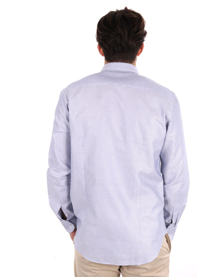 CAMICIA KING FB UOMO BIANCO-BLU