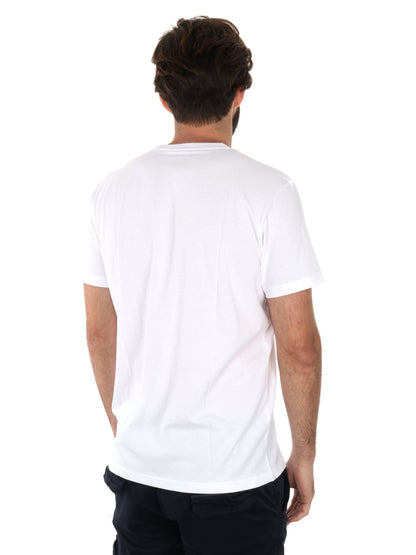 T-SHIRT PACH LOGO LEE UOMO BIANCO