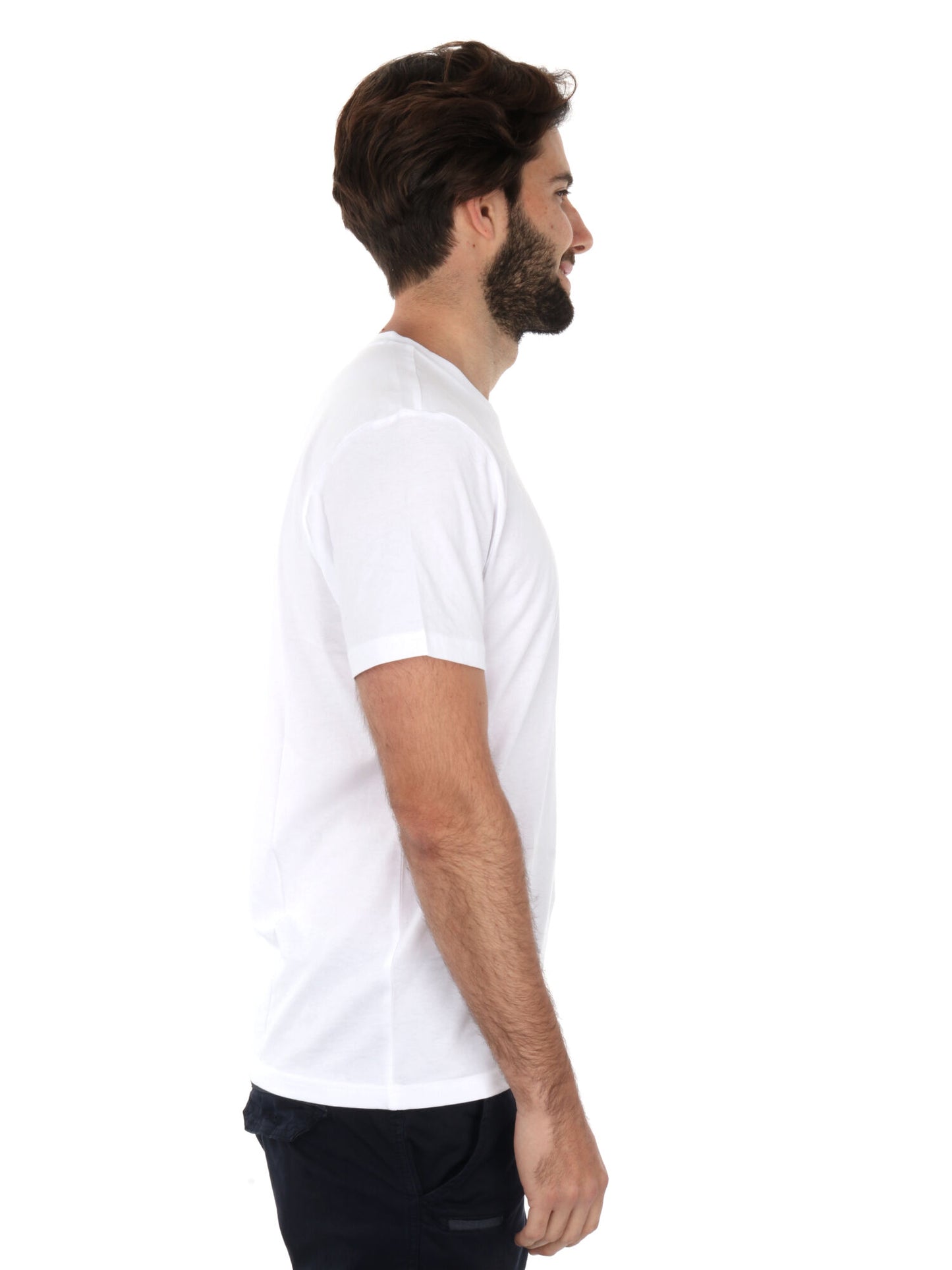 T-SHIRT PACH LOGO LEE UOMO BIANCO