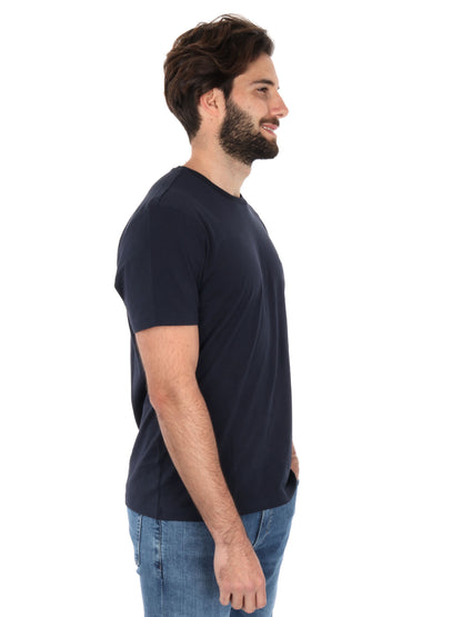 T-SHIRT PACH LOGO LEE UOMO BLU