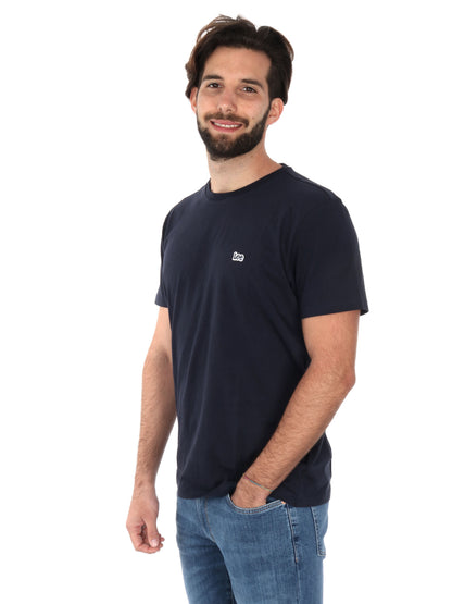 T-SHIRT PACH LOGO LEE UOMO BLU