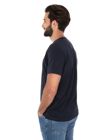 T-SHIRT PACH LOGO LEE UOMO BLU