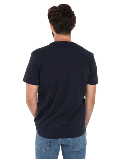 T-SHIRT PACH LOGO LEE UOMO BLU