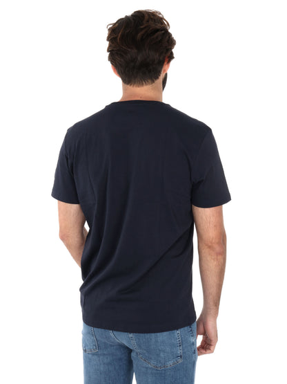 T-SHIRT PACH LOGO LEE UOMO BLU