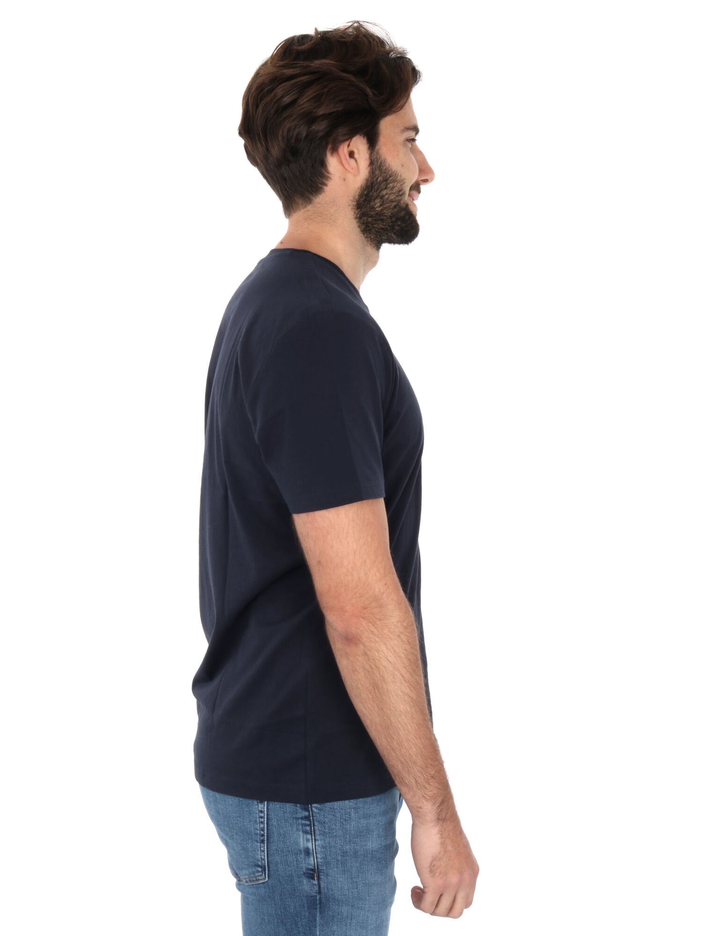 T-SHIRT PACH LOGO LEE UOMO BLU