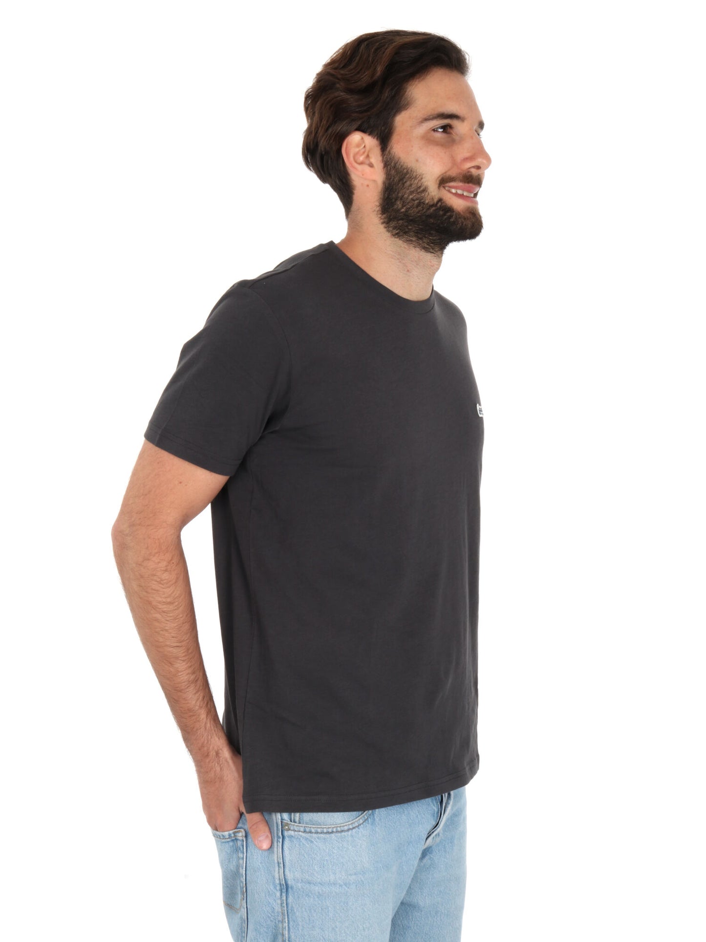 T-SHIRT PACH LOGO LEE UOMO NERO
