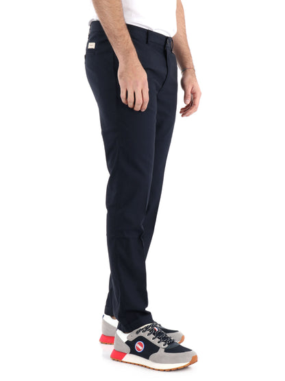 PANTALONE TENCEL 40WEFT UOMO BLU