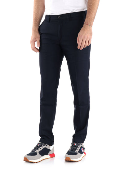 PANTALONE TENCEL 40WEFT UOMO BLU