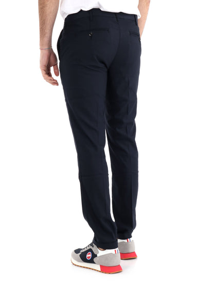 PANTALONE TENCEL 40WEFT UOMO BLU