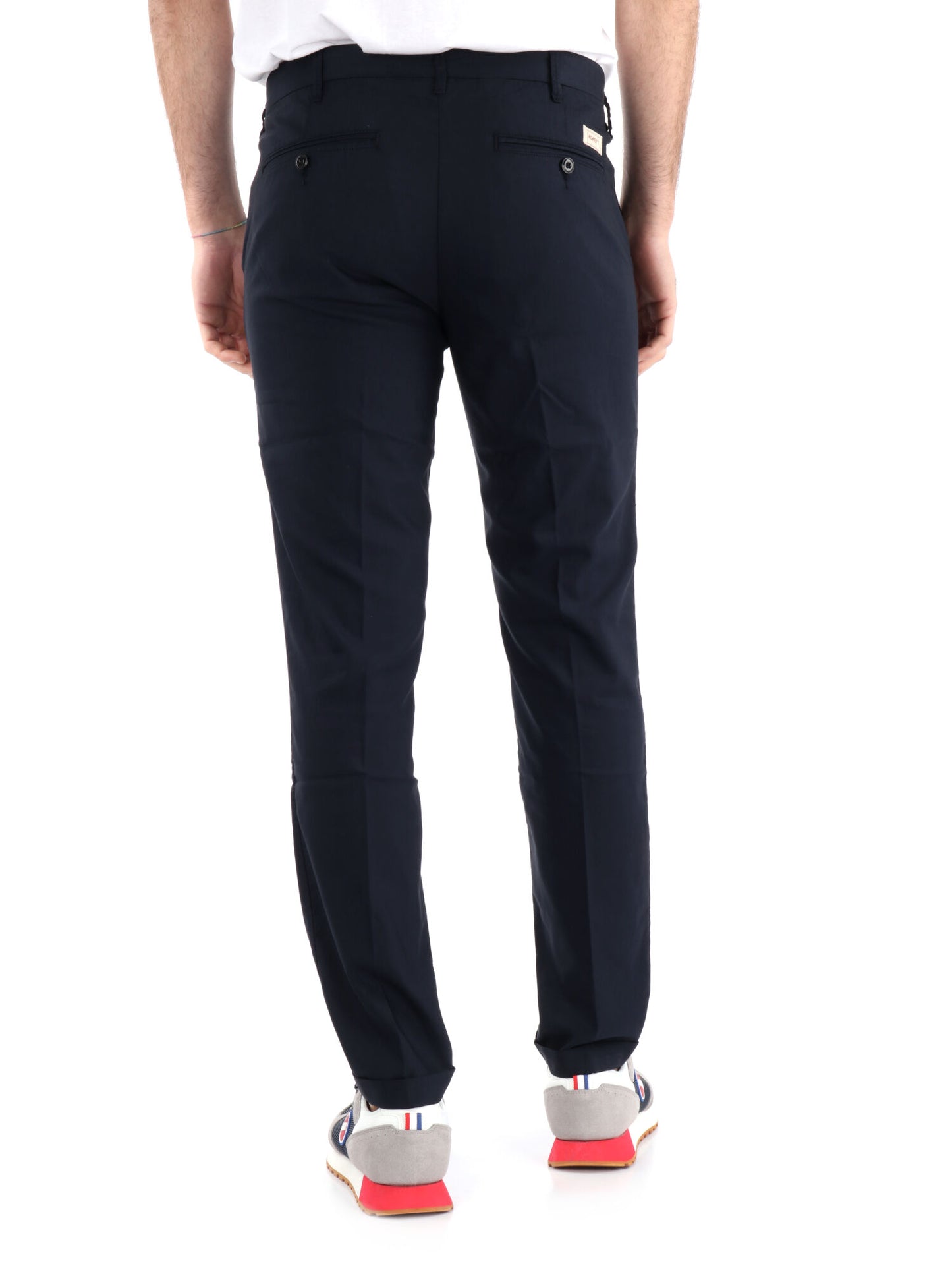 PANTALONE TENCEL 40WEFT UOMO BLU
