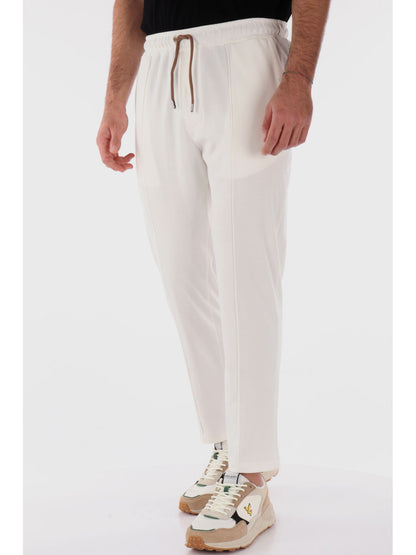 PANTALONE SPORTIVO FB UOMO PANNA