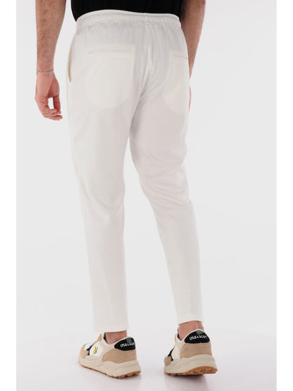 PANTALONE SPORTIVO FB UOMO PANNA