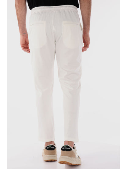 PANTALONE SPORTIVO FB UOMO PANNA