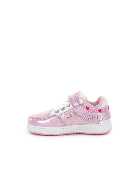 SNEAKERS FRANGETTA MIX CON LUCI LELLI KELLY BAMBINA ROSA