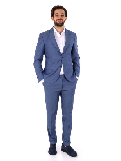 ABITO MONOPETTO FB UOMO BLU