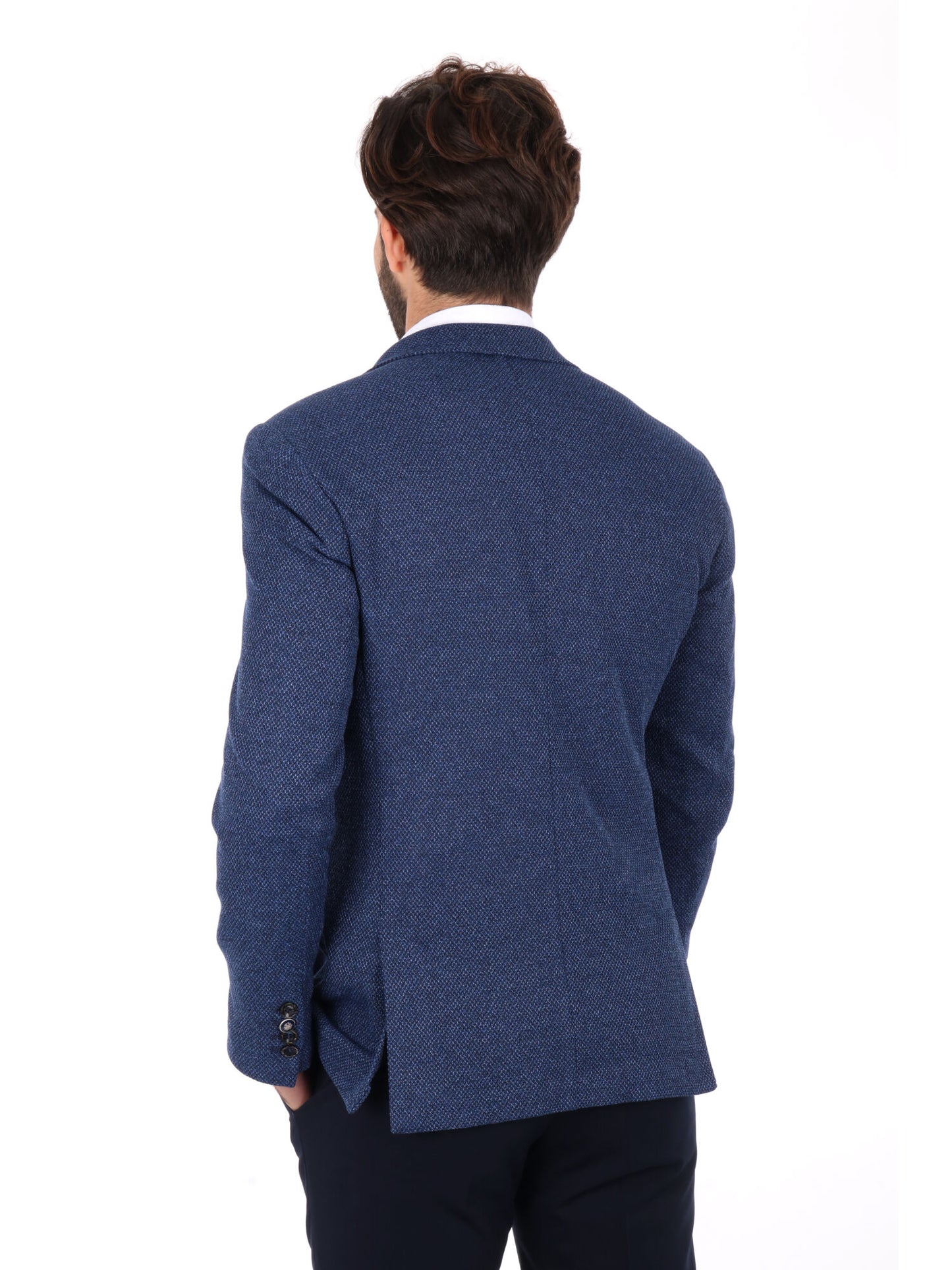 GIACCA DOPPIO PETTO DROP 4 FB UOMO BLU