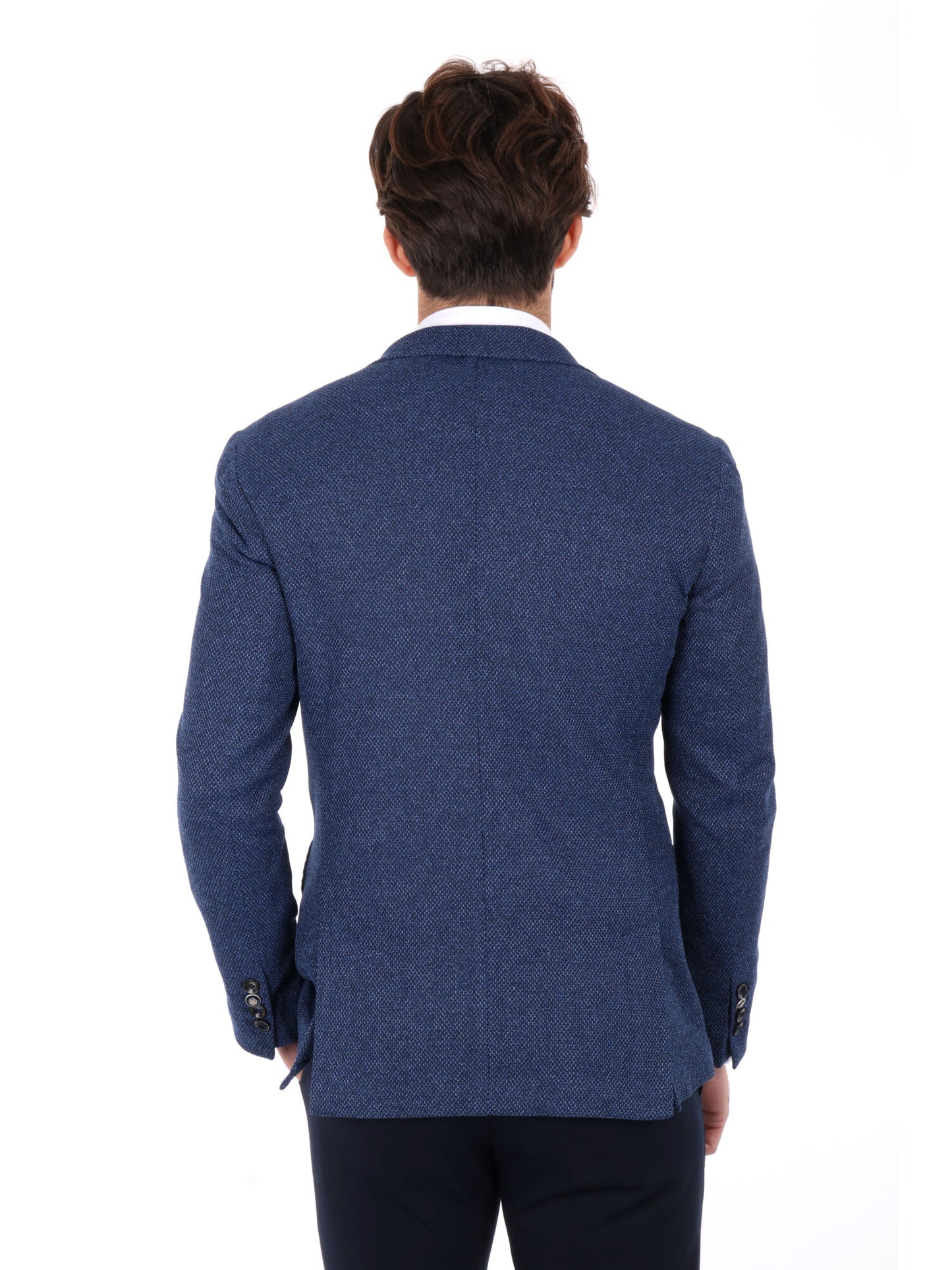 GIACCA DOPPIO PETTO DROP 4 FB UOMO BLU