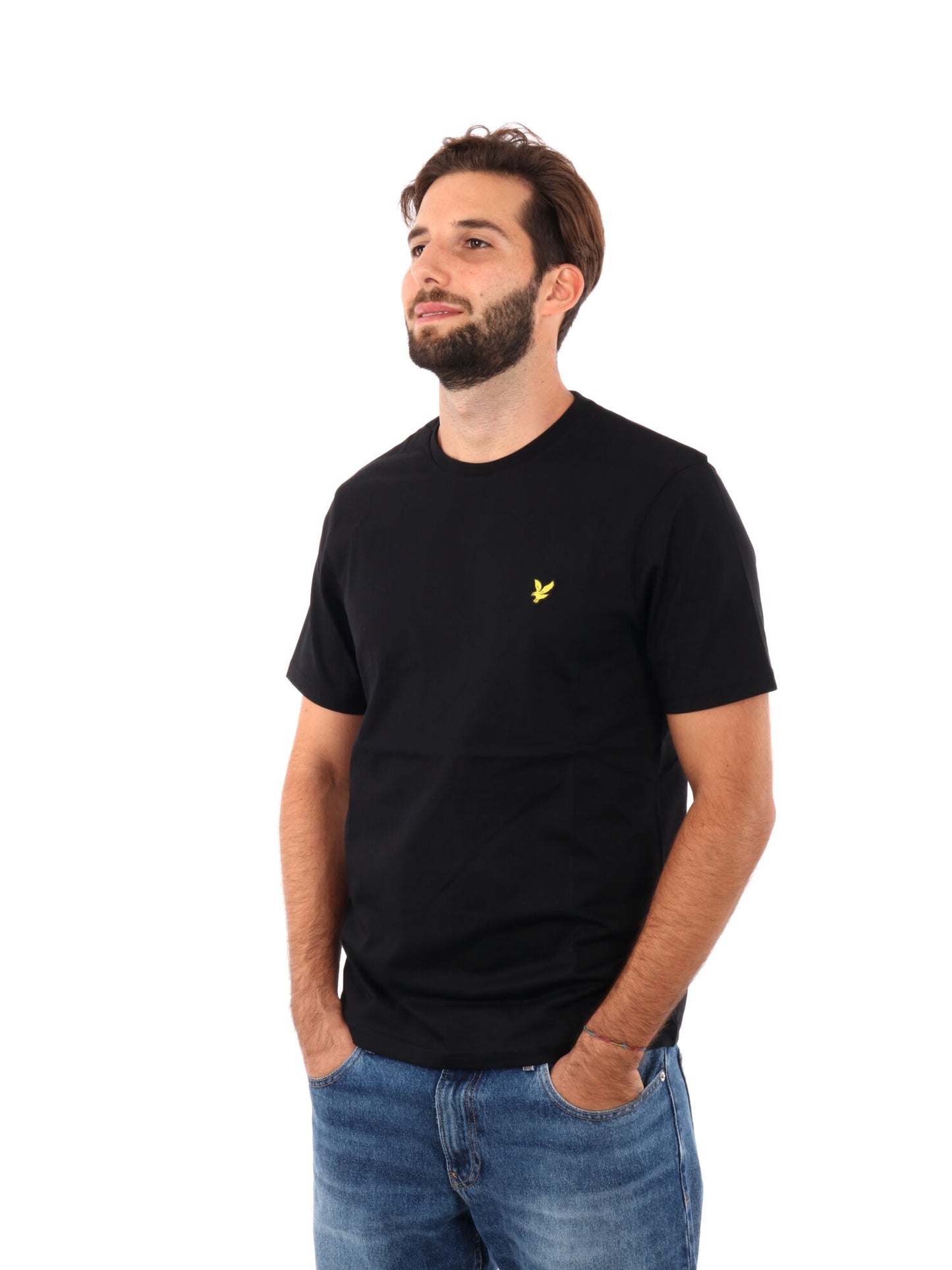 T-SHIRT LYLE&SCOTT UOMO NERO
