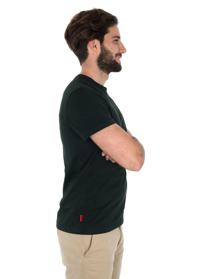 T-SHIRT ESSENTIAL LOGO SUPERDRY UOMO VERDE