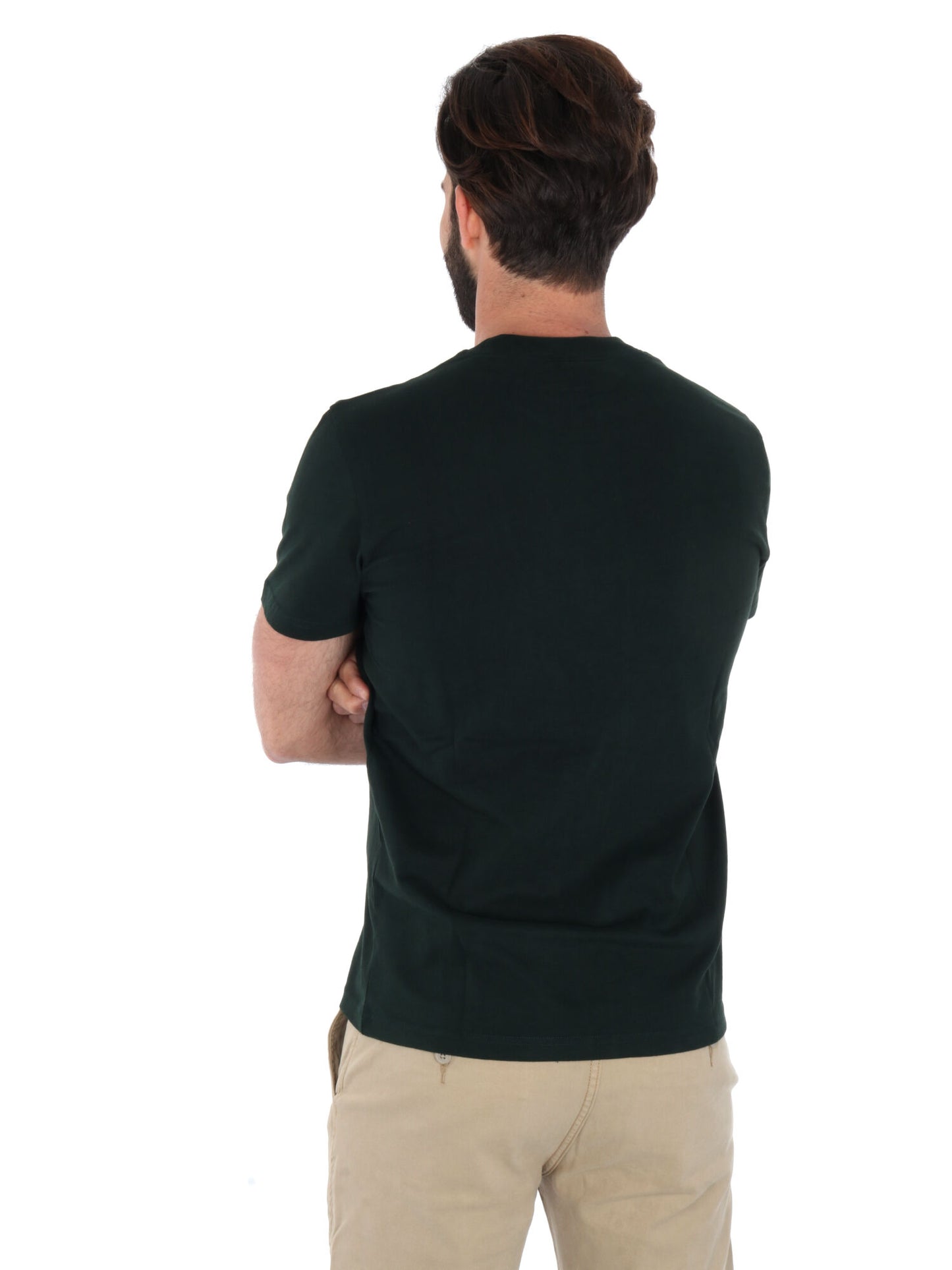 T-SHIRT ESSENTIAL LOGO SUPERDRY UOMO VERDE