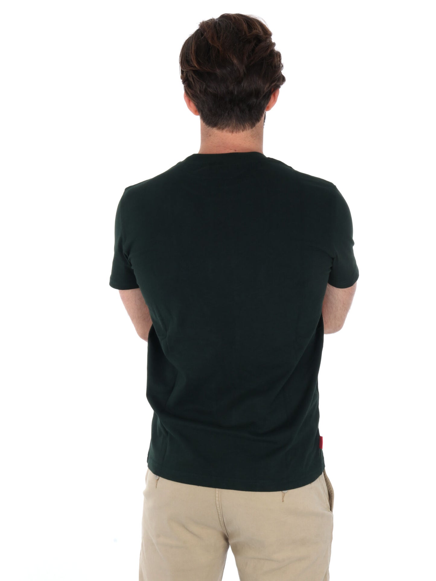 T-SHIRT ESSENTIAL LOGO SUPERDRY UOMO VERDE