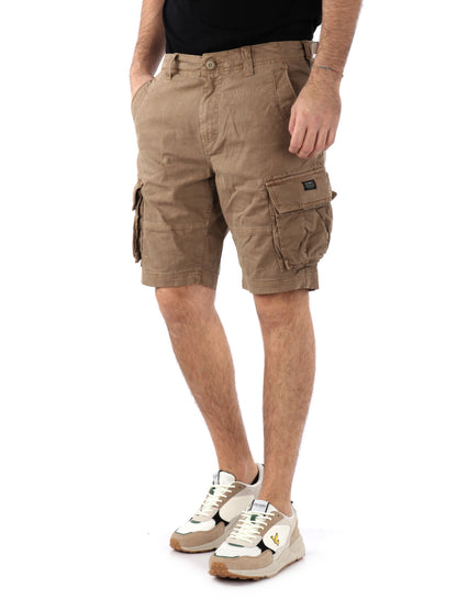SHORT CARGO SUPERDRY DA UOMO KAKI