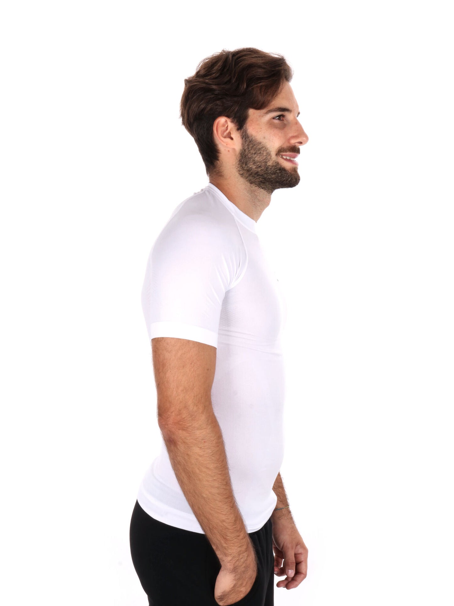 T-SHIRT TERMICA TABOR ENERGETICS UOMO BIANCO
