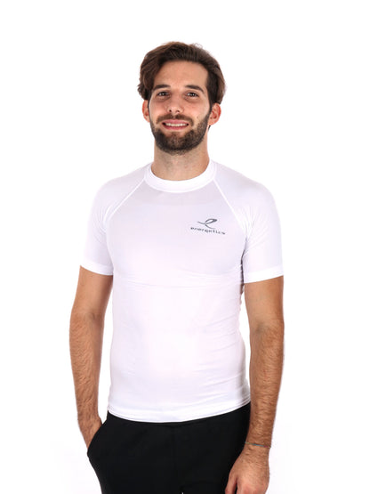 T-SHIRT TERMICA TABOR ENERGETICS UOMO BIANCO
