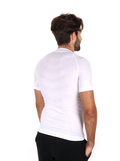 T-SHIRT TERMICA TABOR ENERGETICS UOMO BIANCO