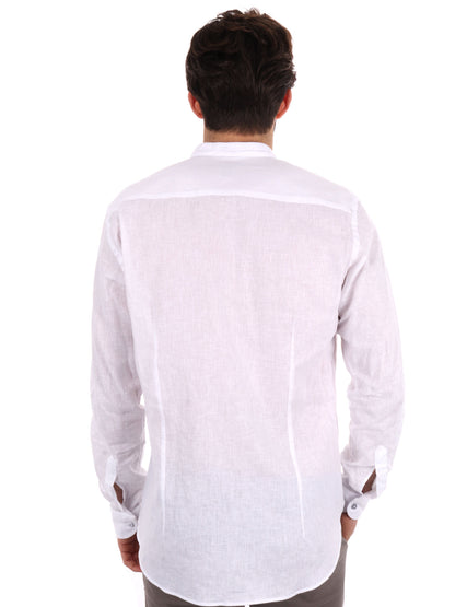 CAMICIA COLLO COREANO FB UOMO BIANCO
