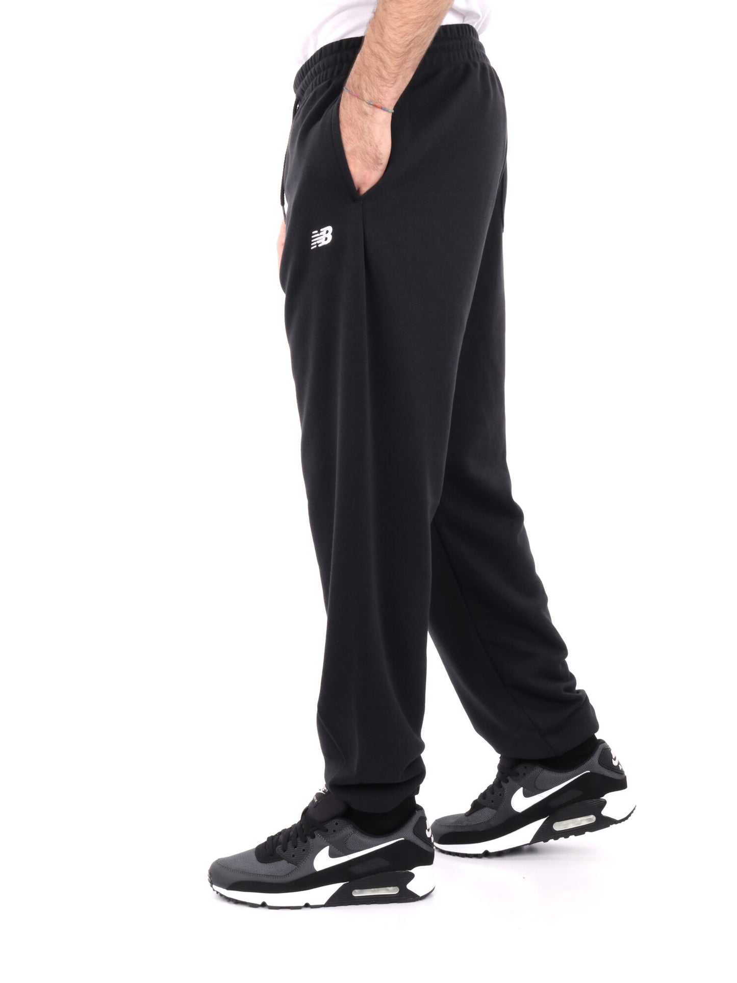 Pantaloni tuta sportivi da uomo New Balance neri