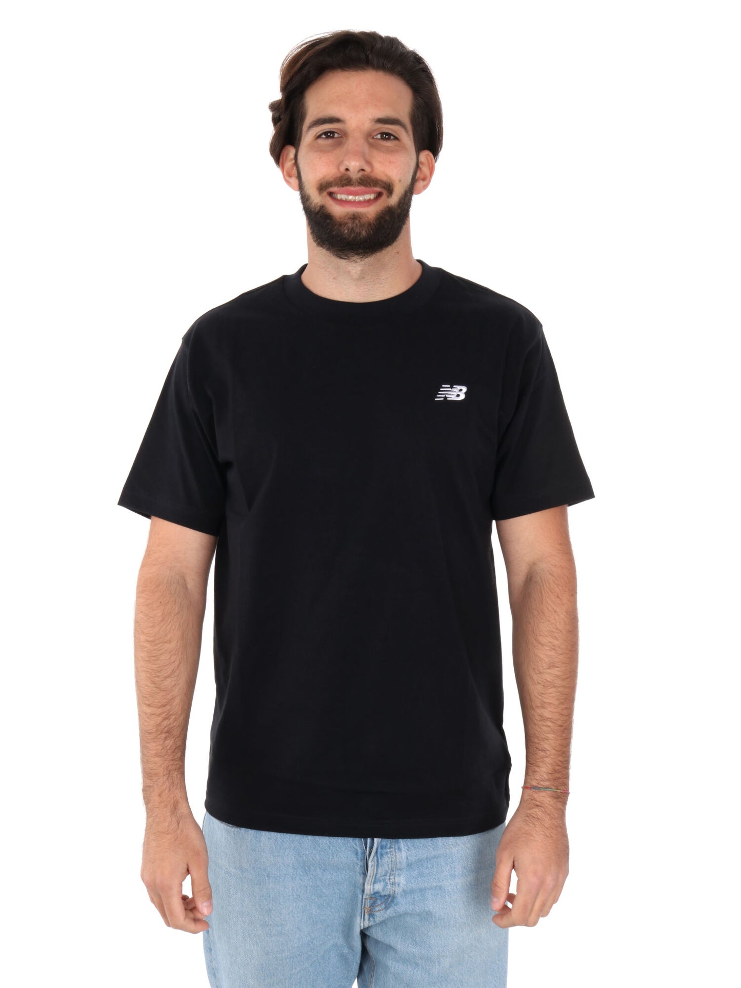 T-SHIRT CON RICAMO NEW BALANCE UOMO NERO