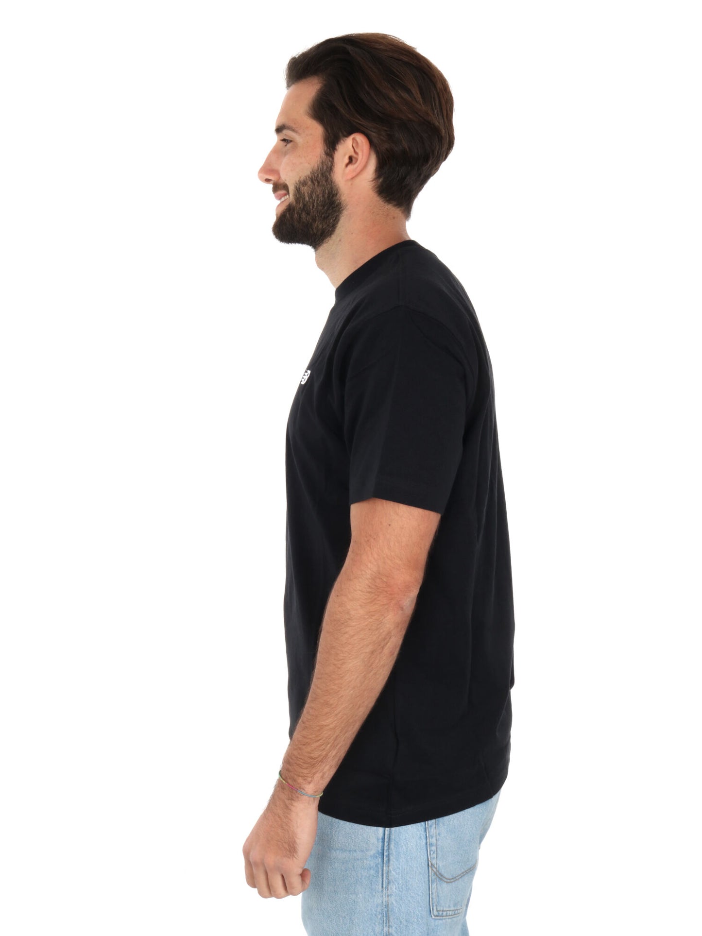 T-SHIRT CON RICAMO NEW BALANCE UOMO NERO