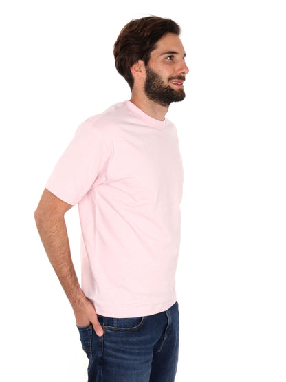 T-SHIRT CON RICAMO NEW BALANCE UOMO ROSA