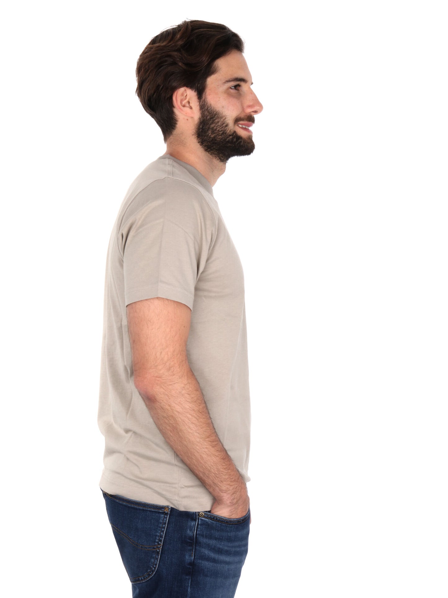 T-SHIRT LOGO GRADIENT NEW BALANCE UOMO FANGO