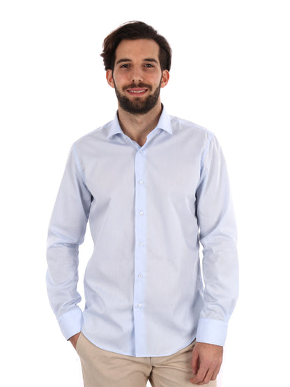 CAMICIA NAPOLI FB UOMO CELESTE