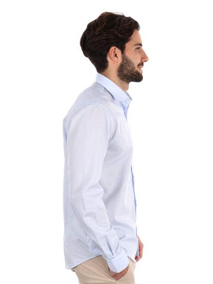 CAMICIA NAPOLI FB UOMO CELESTE