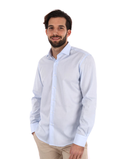 CAMICIA NAPOLI FB UOMO CELESTE