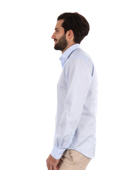 CAMICIA NAPOLI FB UOMO CELESTE
