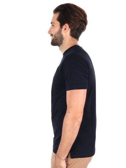 T-SHIRT IN PIQUET FB UOMO BLU